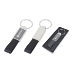 32126 Tek Taraflı Metal Suni̇ Deri̇ Anahtarlık