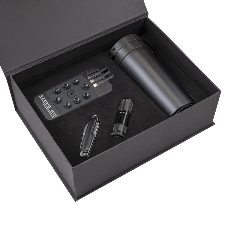 33020 Çakı & Fener & Powerbank & Termos Set 33020 Çakı & Fener & Powerbank & Termos Set - Görsel 1