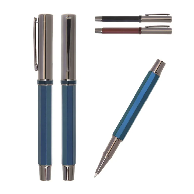 34067 Metal Roller Kalem Kurumsal Promosyon Mavi Toptan Hediye Fiyatları