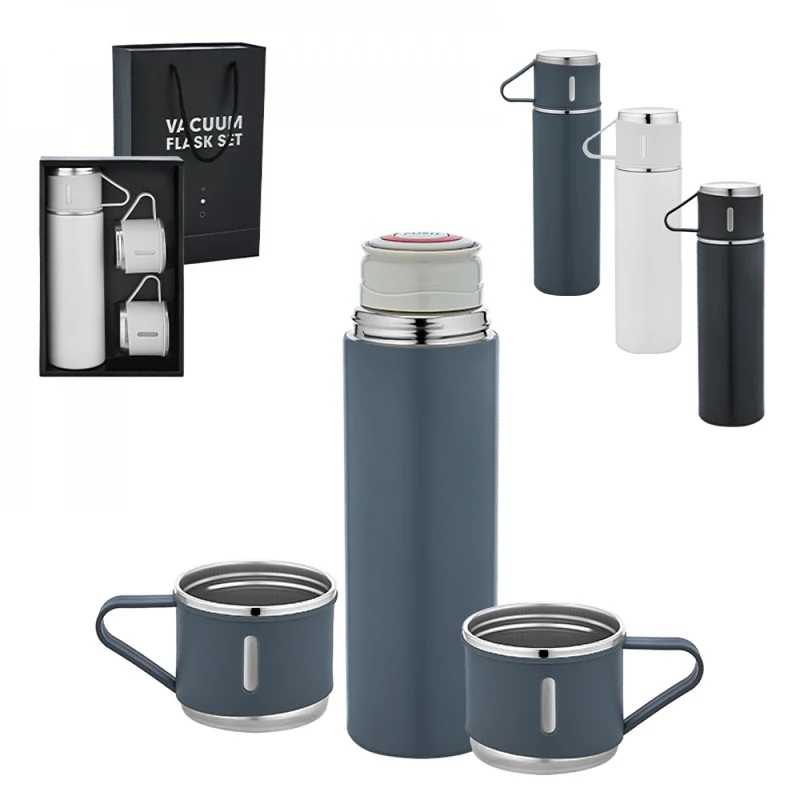 38018 Çelik 3'lü Termos Set / 500 ml 38018 Çelik 3'lü Termos Set / 500 ml - Görsel 1