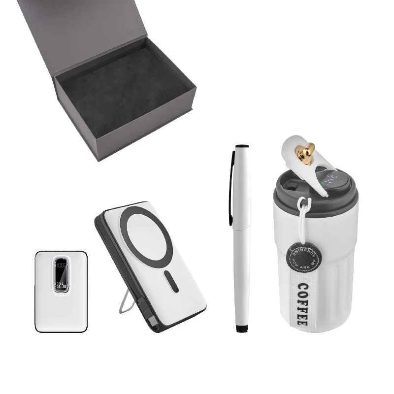 33030 Kalem & Powerbank & Termos Set 33030 Kalem & Powerbank & Termos Set - Görsel 1