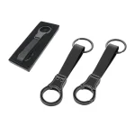 32120 Tek Taraflı Metal Suni̇ Deri̇ Anahtarlık
