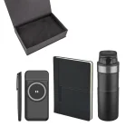 33026 Kalem & Defter & Powerbank & Termos Set