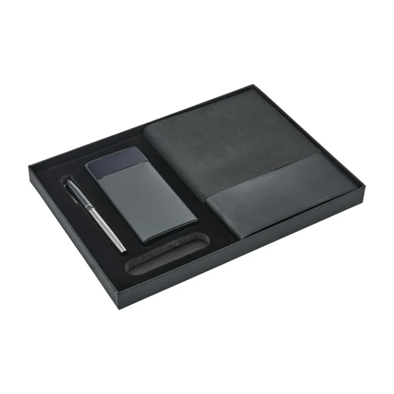 33024 kurumsal hediye seti toptan alım için kalem defter powerbank