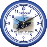 163139 Plastik Duvar Saati
