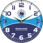 16221 Bombe Cam Duvar Saati