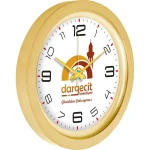 16124 Metalize Duvar Saati