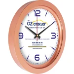 16122 Metalize Duvar Saati