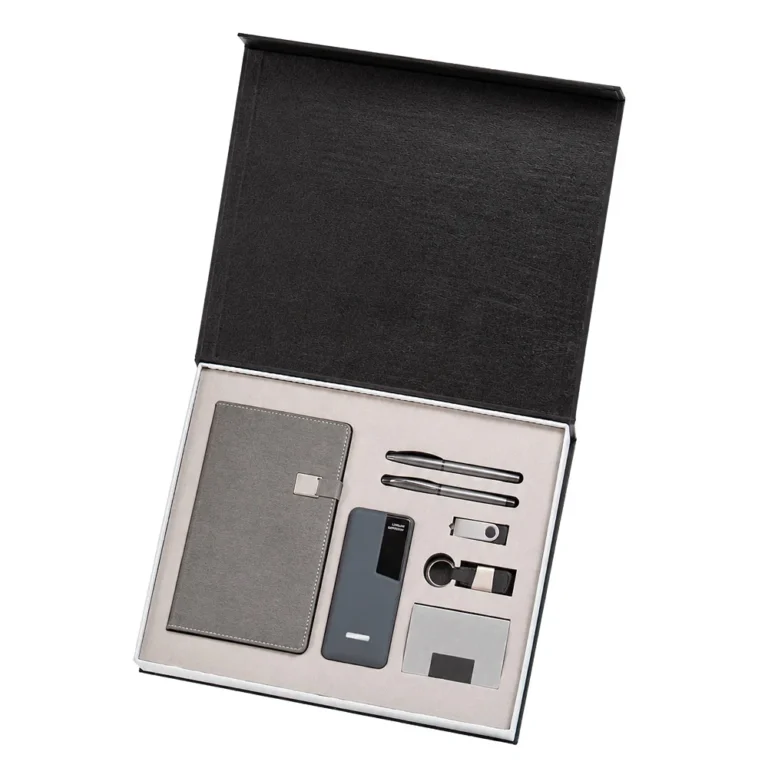 Kurumsal hediye seti defter kalem powerbank USB anahtarlık kartvizitlik