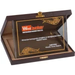 145100 Kutulu Kristal Plaket