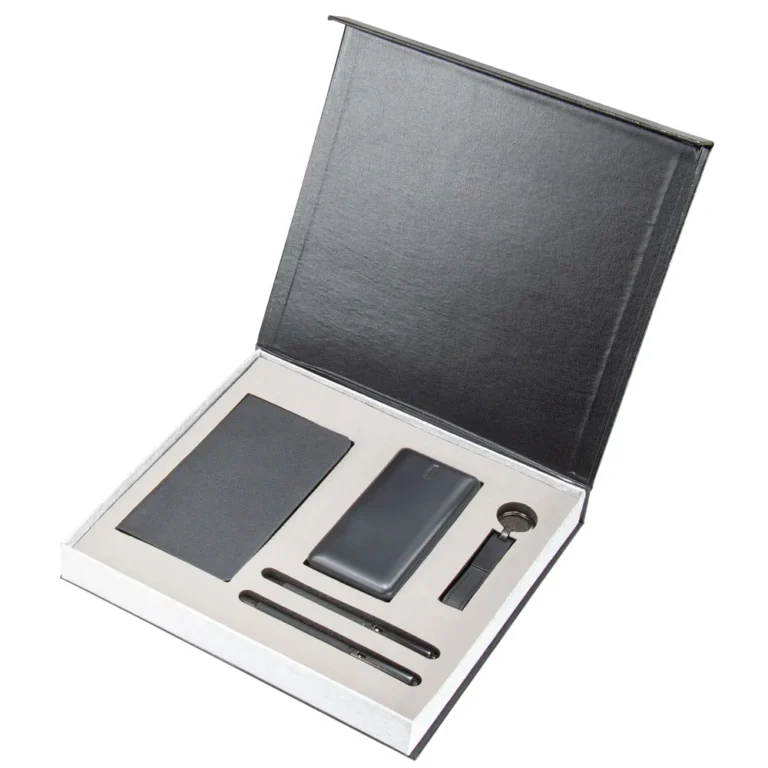 Promosyon kurumsal hediye seti 13036 powerbank defter kalem anahtarlık