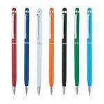 Promosyon 24020 metal tükenmez kalem stylus uçlu çok renkli toptan