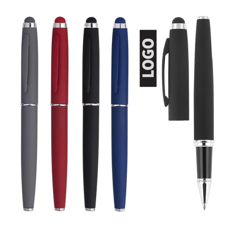 24132 metal roller kalem stylus logo baskılı toptan
