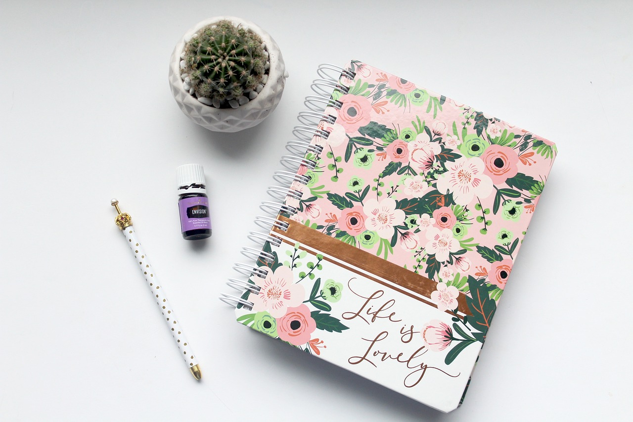 Life is Lovely çiçekli spiral ajanda defter toptan kurumsal