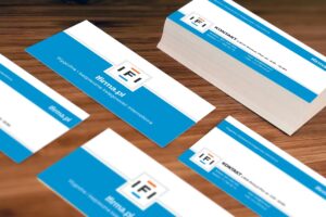 Ifirmapl B2B online muhasebe çözümleri kurumsal markalı kartvizitler